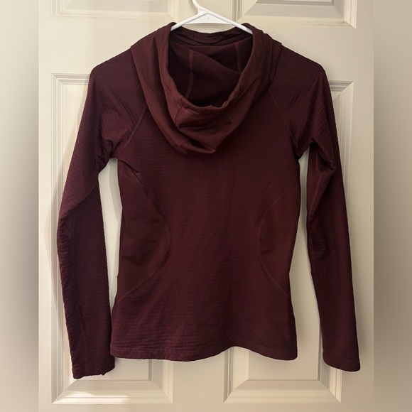 Nike Pro Hyperwarm Women's Funnel Neck Active Hoodie, Burgundy, Size XS - Picture 5 of 7